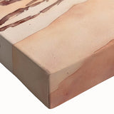 Black and white landscape art painting on stretched canvas featuring a rowboat, ideal for bedroom wall decor.