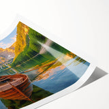 Extra large wall art featuring a line art design of flowers on a rolled print, ideal for large living room decor.