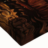 Black and white landscape art painting of a rowboat, printed on large stretched canvas, suitable for bedroom wall decor.