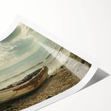 Extra large wall art featuring a line art floral design on a rolled print, suitable for large living room decor.