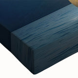 Black and white landscape art painting of a sailboat on stretched canvas, ideal for bedroom wall decor.