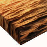 Close-up of a black and white sailboat landscape art painting on stretched canvas, ideal for bedroom wall decor.