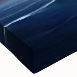 Large art depicting a close-up of a sailboat in black and white on stretched canvas, suitable for bedroom wall decor.