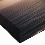 Large art of a black and white sailboat on a lake, printed on stretched canvas, suitable for bedroom wall decor.