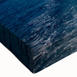 Large art of a black and white ship landscape on stretched canvas, suitable for bedroom wall decor.