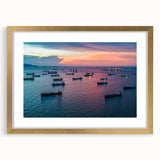 Abstract textured art print of a ship, in muted blue and gray tones on a framed canvas, suitable for bedroom decor.