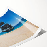 Extra large wall art featuring a minimalist line art design of flowers in black and white, ideal for large living room decor.