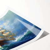 Extra large wall art featuring a detailed line art of flowers in black and white on a rolled canvas.