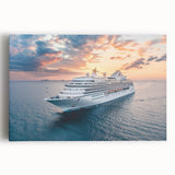 Black and white photograph of a vintage ship, printed on large stretched canvas, suitable for kitchen wall art.