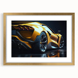 Extra large wall art featuring abstract race cars in vibrant colors, printed on textured canvas, ideal for living room decor.