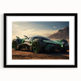 Abstract art print featuring race cars in vibrant, colorful hues on a textured, extra large canvas.