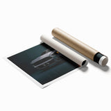 Extra large canvas print featuring a dynamic race car scene in bold colors, ideal for large living room wall art.