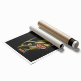 Extra large wall art featuring vibrant sports cars on a rolled print, ideal for a classy bathroom or large living room.
