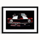 Abstract art print featuring vibrant, colorful textures on an extra large canvas, ideal for living room decor.