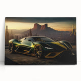 Black and white photo of sports cars on stretched canvas, suitable for kitchen wall art or bedroom decor.