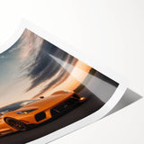 Extra large wall art featuring a detailed line art of flowers in black and white on a rolled canvas.