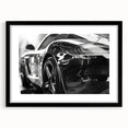 Abstract art print of colorful sports cars, in textured style on extra large canvas, ideal for living room decor.