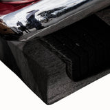 Black and white photo of vintage cars on large canvas, suitable for bedroom wall art in a minimalist style.