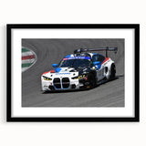 Extra large abstract art print featuring colorful vintage cars on textured canvas, ideal for living room decor.