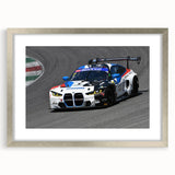 Textured art print of vintage cars in muted earth tones on a framed canvas, ideal for bedroom art.