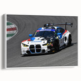 Extra large framed canvas vintage poster art of colorful classic cars, ideal for living room decor.