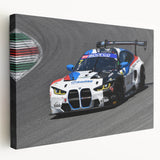 Vintage car print in muted sepia tones on stretched canvas, ideal for kitchen wall art.