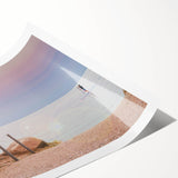 Extra large wall art featuring line art flowers in soft pastel shades on a rolled print, ideal for large living room decor.