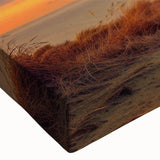 Black and white landscape art painting of a caravan, printed on large stretched canvas, ideal for bedroom wall decor.