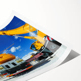 Extra large wall art featuring line art flowers in black and white, ideal for large living room decor.