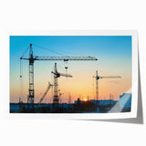 Extra large rolled print of a vintage tractor in muted earth tones, ideal for art wall dining room.