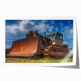 Extra large rolled print featuring a detailed floral design in soft pastel colors, ideal for dining room wall art.