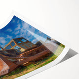 Extra large wall art featuring line art flowers in black and white on a rolled print, suitable for large living room decor.