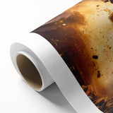 Art deco poster of vintage vehicles in muted pastel shades on rolled canvas, ideal for nursery wall art.