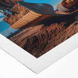 Art deco poster of a vintage car in monochrome shades, printed on rolled canvas, suitable for dining room decor.