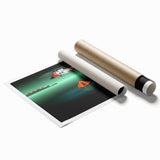 Extra large wall art featuring a helicopter in muted gray tones on rolled canvas, suitable for large living room decor.