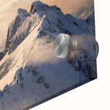 Large abstract wall art featuring a mid-century modernist helicopter design in monochrome tones on acrylic glass.