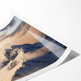 Extra large wall art featuring a helicopter line drawing on a rolled print, set against a monochrome background.