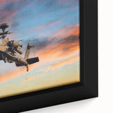 Extra large black wall art featuring a textured, colorful helicopter design on a framed canvas, ideal for living room decor.
