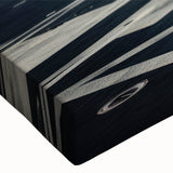 Black and white helicopter landscape art on stretched canvas, suitable for bedroom wall decor.