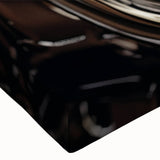 Black and white photo of a motorcycle on stretched canvas, suitable for bedroom wall art.