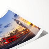 Extra large wall art featuring line art flowers in pastel shades on rolled print, suitable for large living room decor.