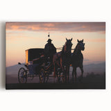 Black and white stretched canvas featuring a collection of vintage service vehicles, ideal for kitchen wall art.