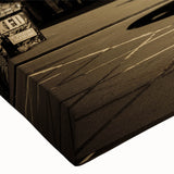 Black and white large art canvas of a vintage car, ideal for bedroom wall decor.