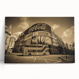 Black and white stretched canvas featuring a vintage car, ideal for kitchen wall art or bedroom decor.