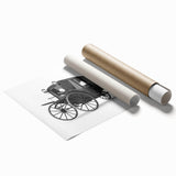 Extra large rolled print of a muted floral design, ideal for classy bathroom wall art or large living room decor.