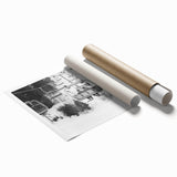 Extra large canvas print featuring a collection of vintage floral designs in muted pastel tones.