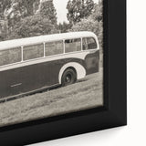 Extra large framed canvas depicting a close-up of colorful, textured vehicles, ideal for living room decor.
