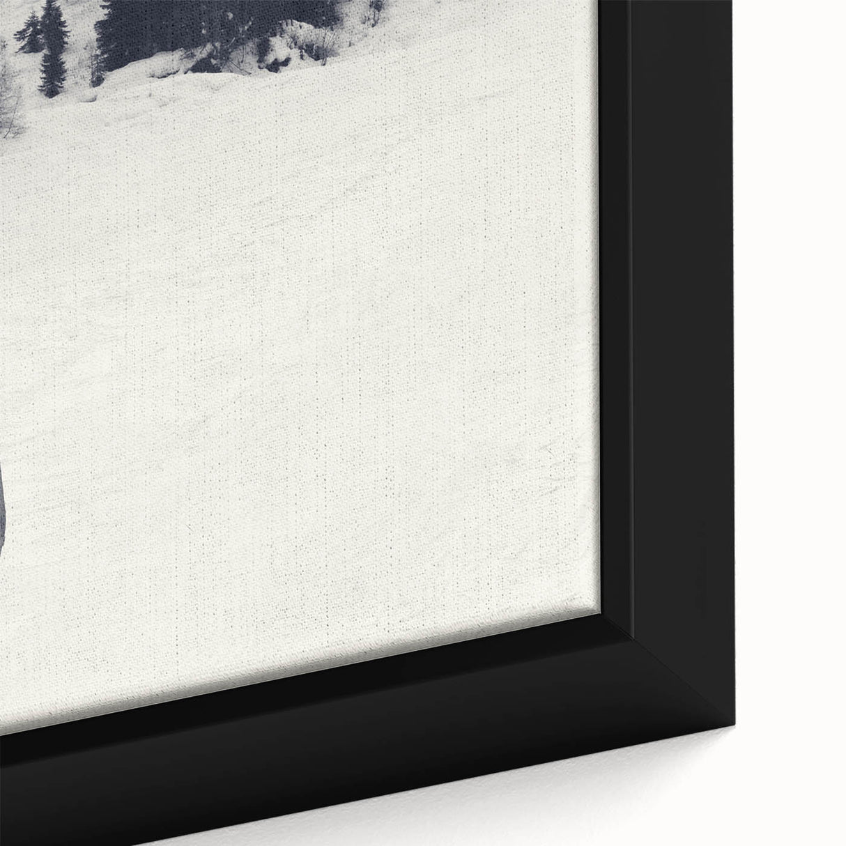Black wall art featuring a close-up of colorful, textured service vehicles, ideal for extra large living room decor.