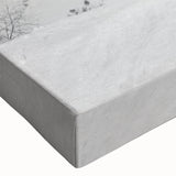 Black and white large art canvas featuring a detailed cityscape with transportation vehicles, ideal for bedroom wall decor.