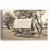 Black and white stretched canvas featuring a collection of service vehicles, ideal for kitchen wall art or bedroom decor.